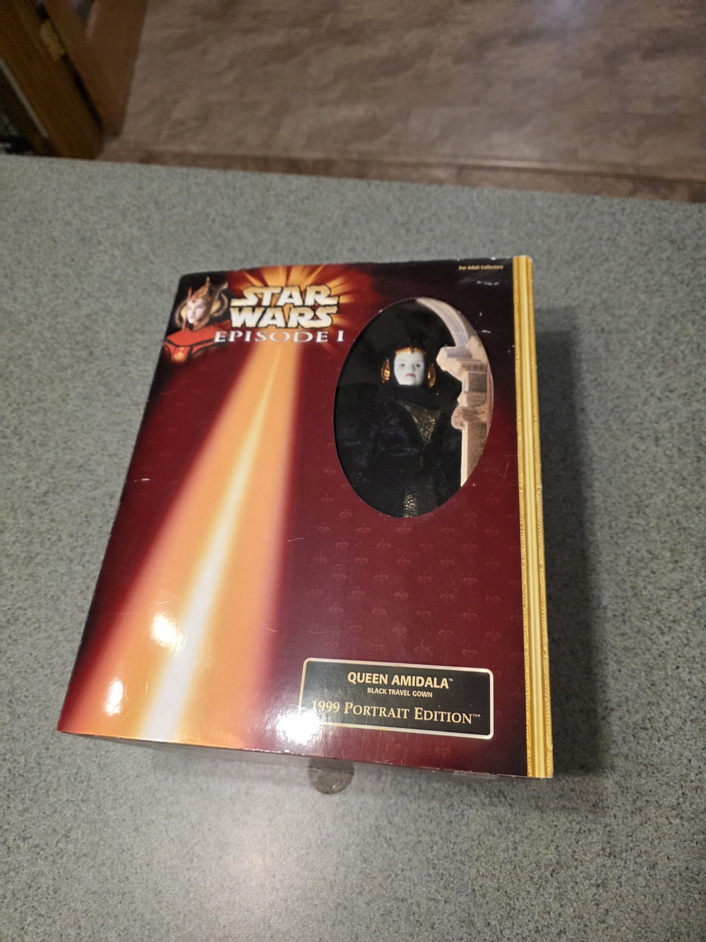 Star Wars Queen Amidala Doll - Red, Black, Gold Accents